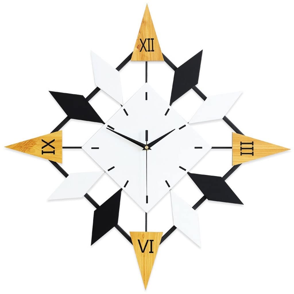 Horloge murale à quartz silencieuse et moderne, petite horloge d'extérieur pour cuisine