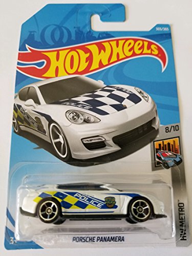Hot Wheels 2018 Hw Metro 8/10 - Porsche Panamera (White - Police)