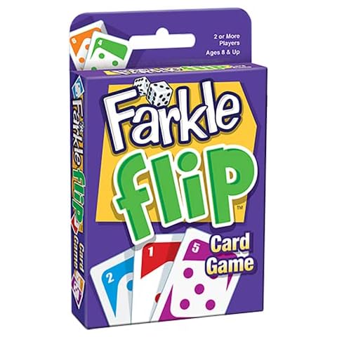 PlayMonster Farkle Flip — The Classic Dice Game Now in a Card Game — For Game Nights — Ages 8+ Cover