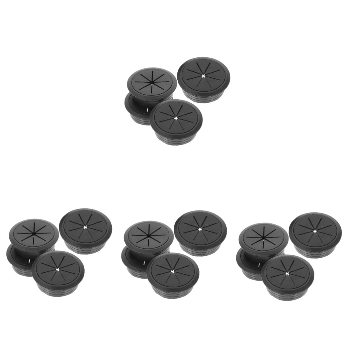 ARTIBETTER 16 Pz Del Foro Di Cablaggio Occhiello Per Filo Da Scrivania Copriforo Passacavi Occhielli Decorativi Da Scrivania Tappo Del Foro Del Cavo Per Desktop Plastica Pp