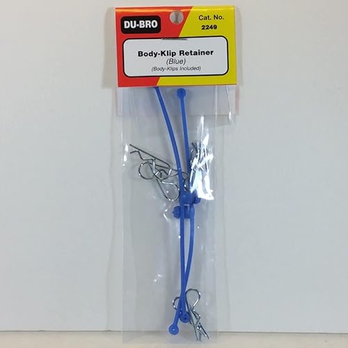 Miniatura 28 de Du-Bro Retenedor de cuerpo Klip, con accesorios de goma, para automóviles y camiones a control remoto, paquete de 2, verde lima