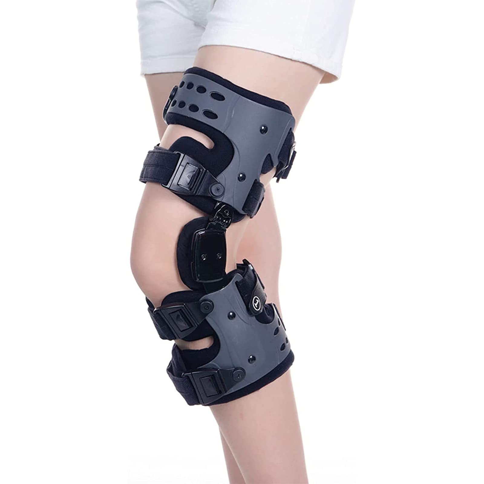 Arthrose-Entlaster, aufklappbar, verstellbar, Knie-ROM-Orthese, stabilisierende Knieorthese, Schutz, Wiederherstellung nach Belastungsreduktion, Arthritis, Knorpelreparatur, Gelenkschmerzen, mediale