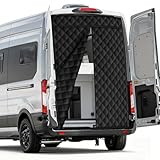 Federedevo Van Insulated Door Curtain for Rear...