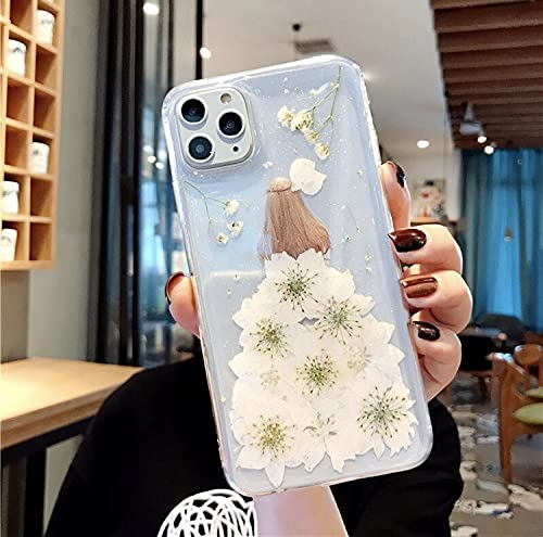 157 押し花 小さめ ピンク アイフォンケース カバースマートフォン手作り ドライフラワー 携帯ケース 新品 花柄 クリアケース プレゼン Pm Ssp Ma Gov Br