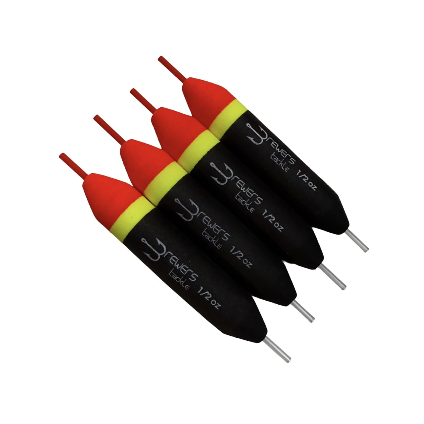 Slip Floats, Set of 4, Orange/Yellow/Black - Salmon and Steelhead Floats