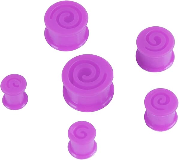 Tunnel Oreille 2 PCS Ecarteur Tunnel Oreille Résine,Kit Ecarteur Oreille 3-12mm Aile Piercing Oreille Ecarteur Vert