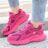 ZHENSI Schuhe Mit Stahlkappe Damen Sicherheitsschuhe Für Die Arbeit Bauindustrie Turnschuhe Leichtes Rutschfestes Schuhwerk,Rosa,39 EU