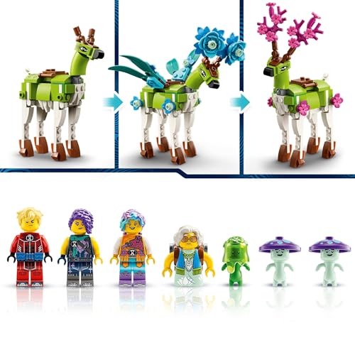 Image of LEGO 71459 DREAMZzz Dream Creatures Hutch Set with Mythical Creatures for Children, Farm Toy with Stag Figure and 4 TV Show Mini Figures, Build in 2 Ways, Christmas Gift for Girls and Boys