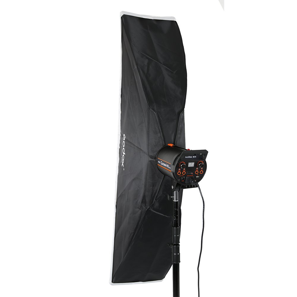 Godox 35 x 160 cm Grid Honeycomb Softbox Bowens Monte para Estudio Strobe Flash Lampara + Letwing Paño (SB-FW 160x35)