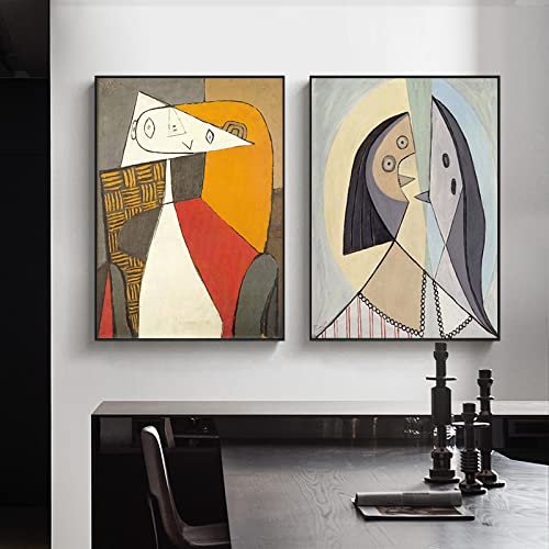 Affiche rétro KEBIA peinture sur toile pour salon moderne