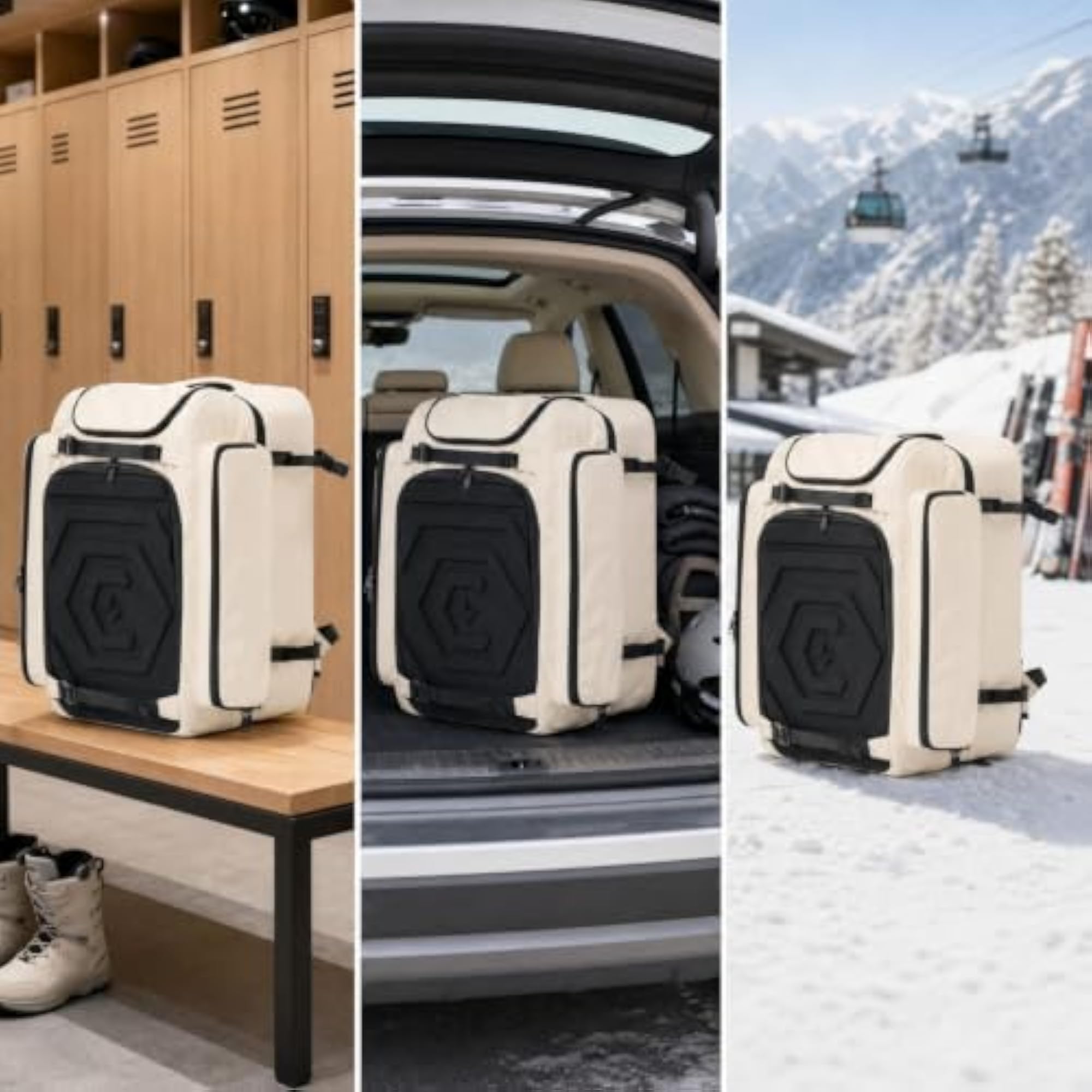 Adjustable Ski Equipment Bag Large Capacity