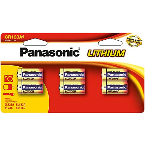 Pilas Panasonic CR-123A Litio 3V, Paquete de 6 unidades miniatura 2