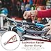 Jwthee Tennis Stringing Machine, 3 Spring Sports Starting Clamp Badminton Racket Stringing Clip Stainless Steel Wide Head Racket String Clip