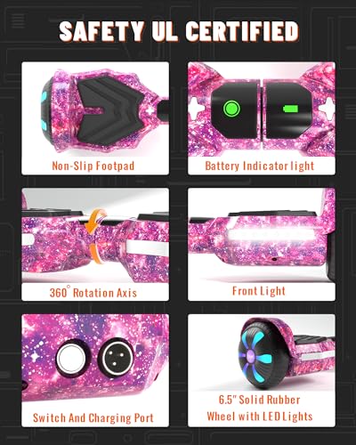 Simate P6 Scooter, Bluetooth Speakers And Led Light-Up Wheels, App Control, Dual 250W Motors, 8.5 Mph Max Speed & 8.5 Miles Max Range, Gifts For Kids Adults Girls Boys thumb #4