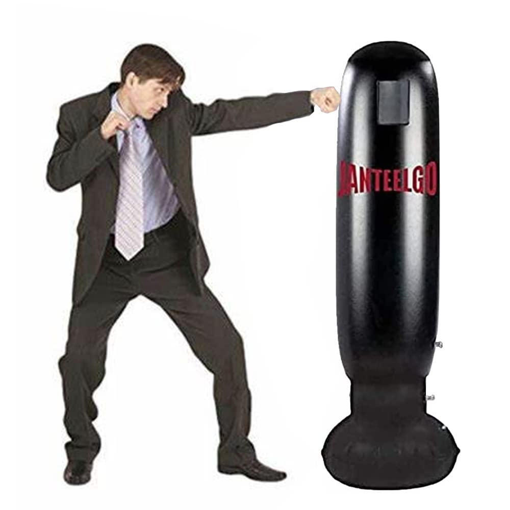 Sandbag Kids 160cm: JanTeelGO Standing Sandbag - Sandbag from Fitness Decompression for Karate, Taekwondo, MMA, Adult Home