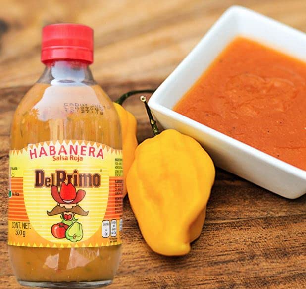 Del Primo Salsa Habanero Roja y Verde Pack 2 Botellas 10.5 oz c/u miniatura 4
