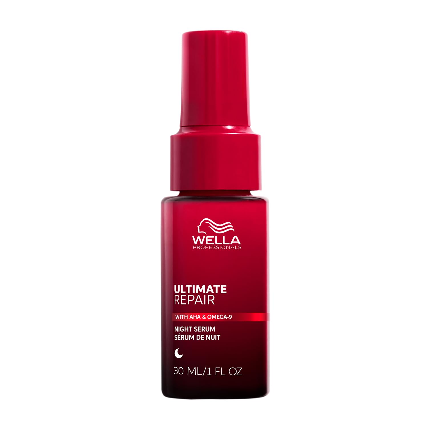 Wella Ultimate Repair Nacht-Serum - Leave In Serum von Wella Professionals – Tiefenwirksame Pflege für alle Haartypen – Anti Frizz, Anti Spliss 30 ml