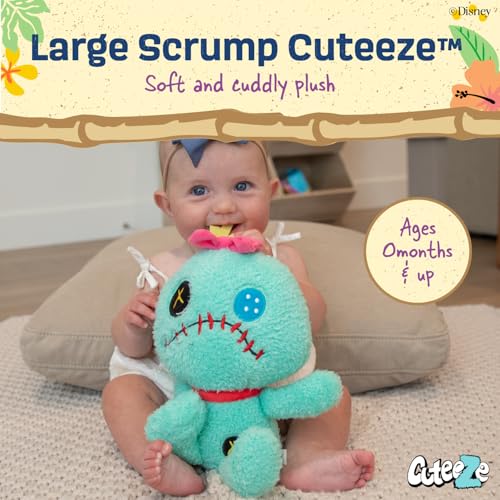Image of Kids Preferred - Disney Baby Lilo & Stitch Scrump Plush Stuffed Animals, Multicolor, 12 inches