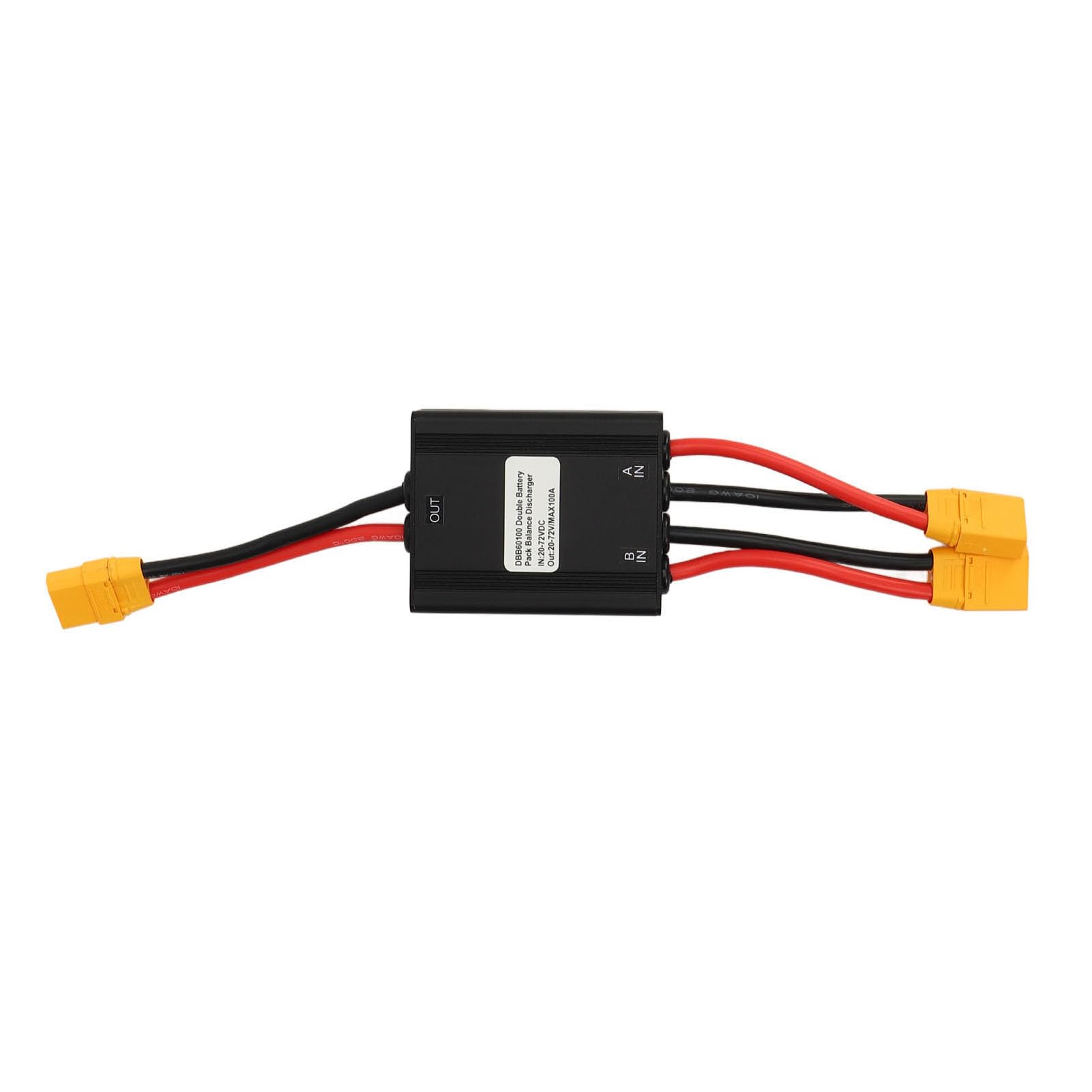 SUNGOOYUE Convertidor de Descarga de BateríA Doble Módulo Paralelo de BateríA Dual de 84 V Aleación de Aluminio Entrada de 40 V A 100 Salida de 40 A 120 120 A para Controladores de Bicicletas (100A)