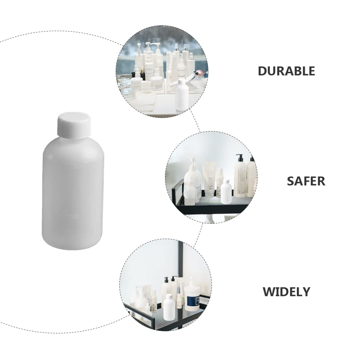 Cabilock 15PCS Bottles Sample Sealing Storage Container Leak Design for Lab Experiments Easy to Clean and Refill Lightweight and Compact