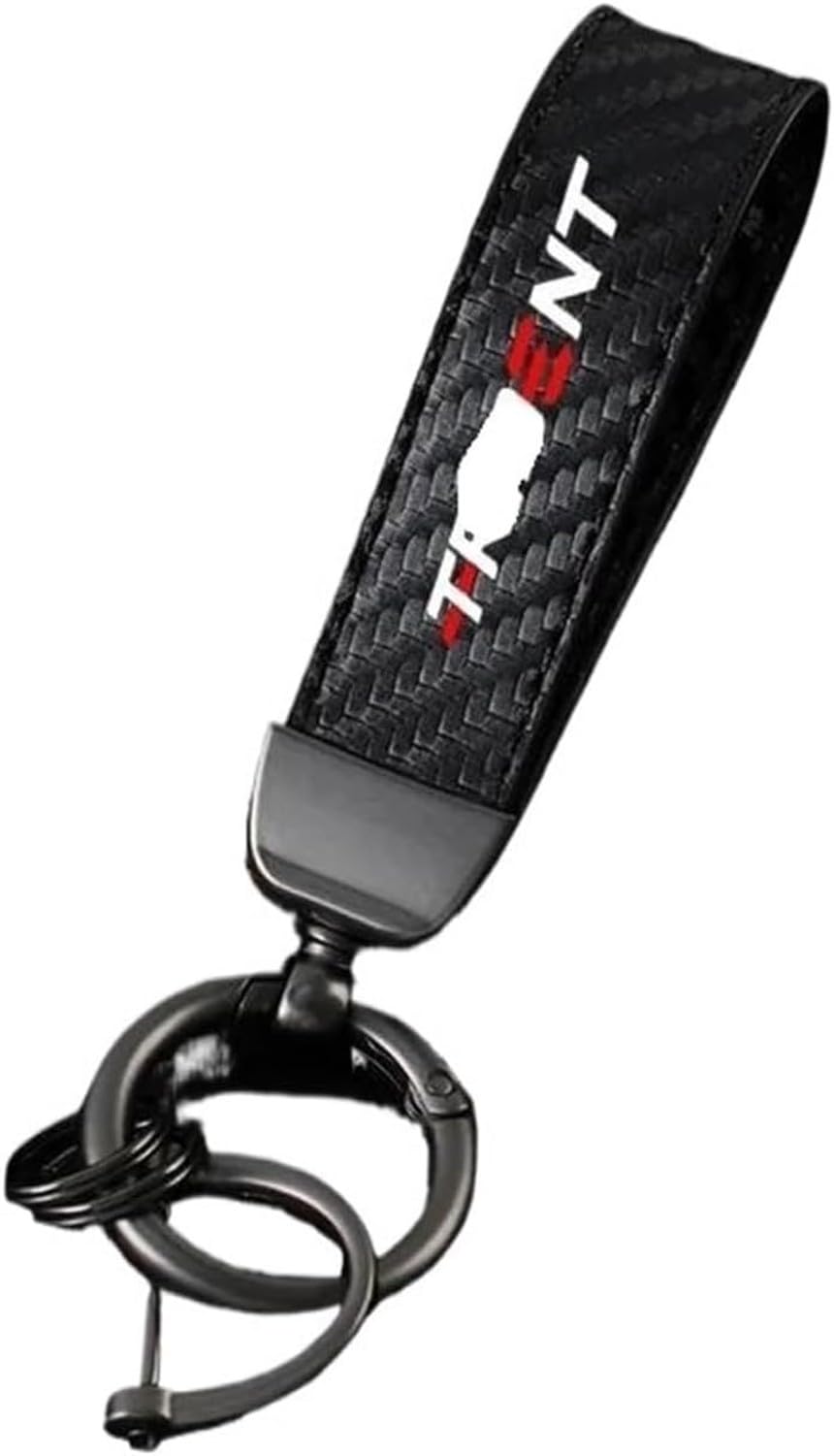 XIUNYIE Motorcycle Keychain Horseshoe Buckle Key Ring Holder for Trident 660 2022, B