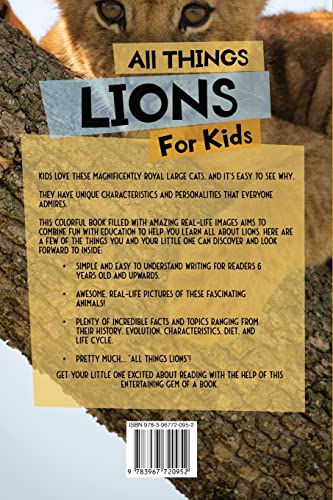 All Things Lions For Kids: Filled With Plenty of Facts, Photos, and Fun to Learn all About Lions - Image 2