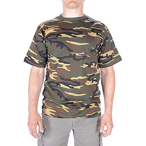 Mil-Tec Camiseta Unisex Digital Woodland