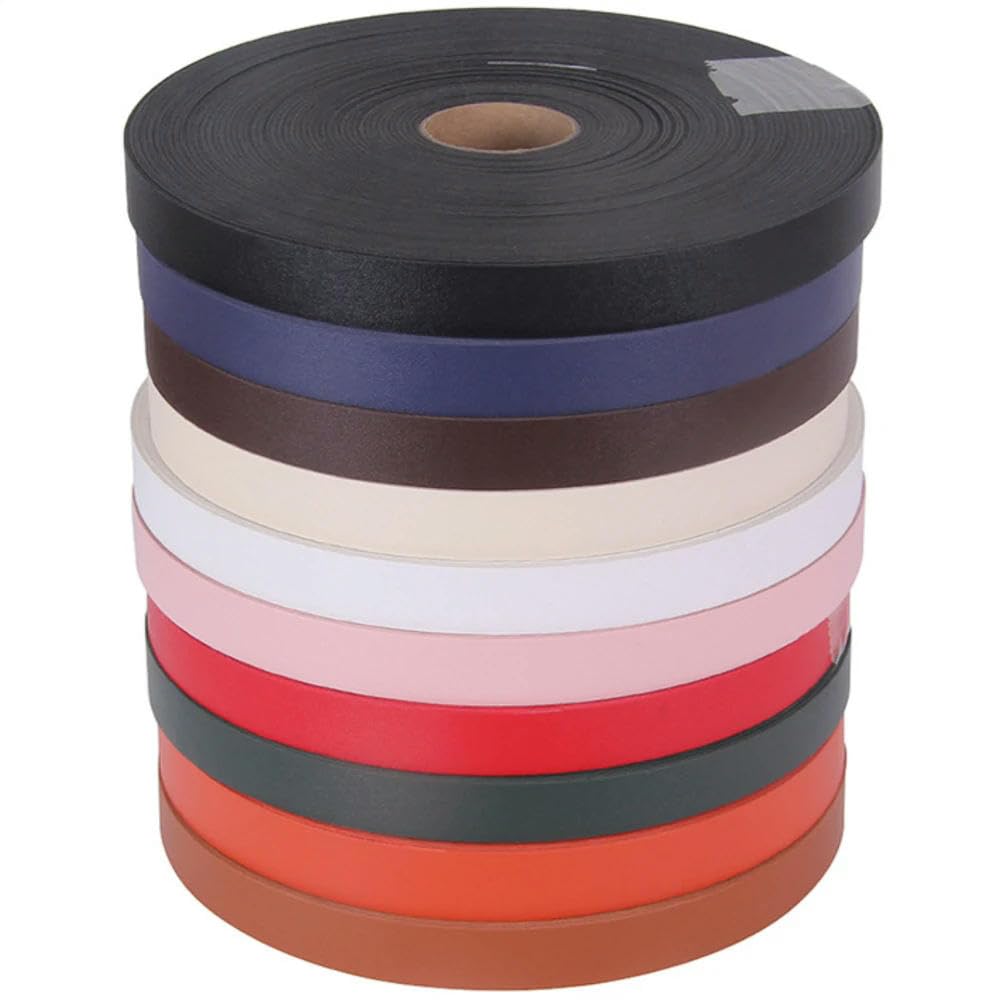 Sznurek ze sztucznej skóry Okrągłe sznury ze sztucznej skóry Lina wielokolorowa 10-20 mm szerokość 18 m do majsterkowania akcesoriów jubilerskich(Cream,Width 15mm)