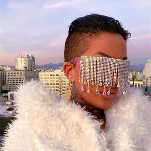 Lunettes de soleil diamant défilé de mode et accessoires soirée