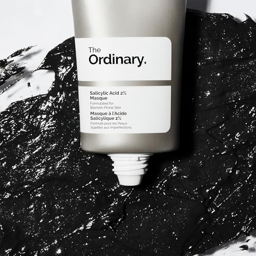 Image of The Ordinary Salicylic Acid 2% Masque, Clarifying Charcoal & Clay Mask for Blemish-Prone Skin, 50ml