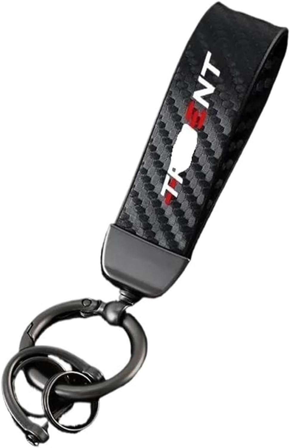 XIUNYIE Motorcycle Keychain Horseshoe Buckle Key Ring Holder for Trident 660 2022, a