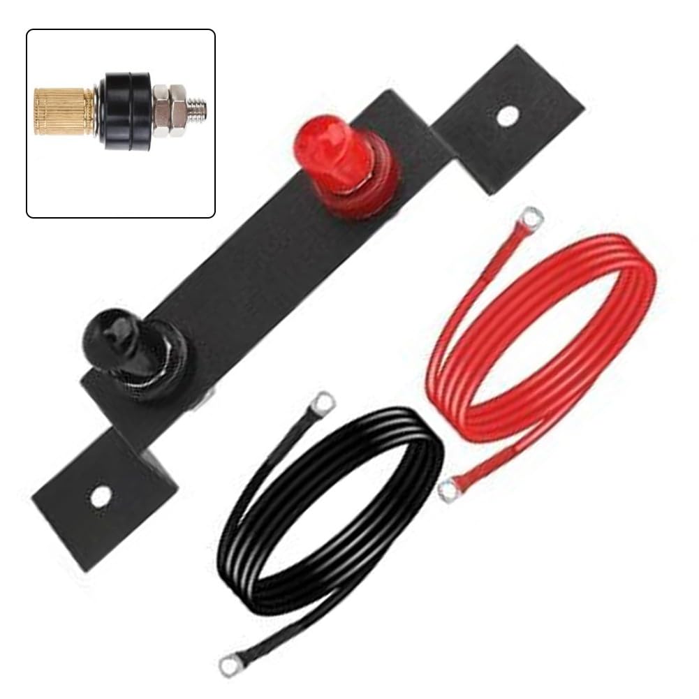 1,2 m do akumulatora Jump Post Miedź do zestawu relokacyjnego akumulatora 4AWG/5AWG do UTV, ATV, samochodów, ciężarówek, kamperów, traktorów, łodzi