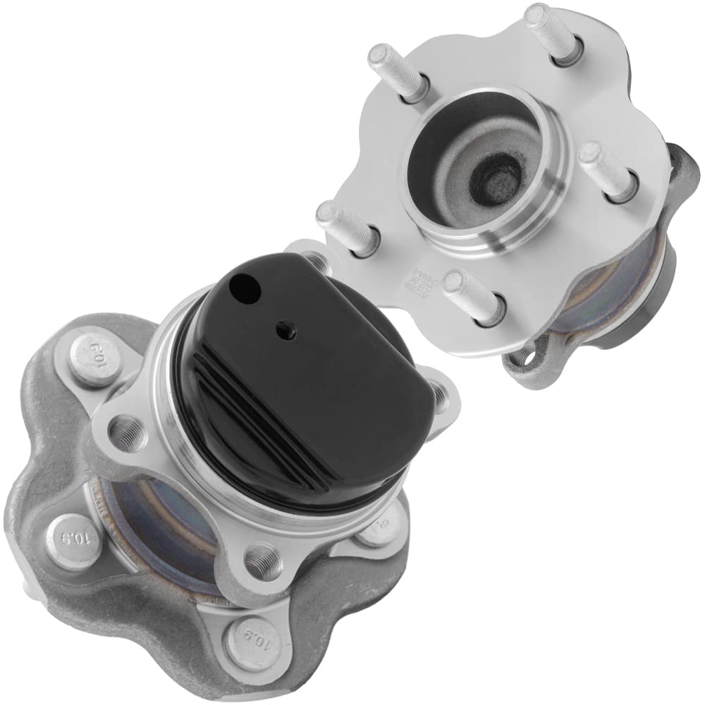 [2-Pack] 512398 - Rear Wheel Hub and Bearing Assembly Compatible with 2008-2013 Nissan Rogue [FWD ONLY], 2014-2015 Nissan Rogue Select [FWD ONLY], 5 Lugs Wheel Hub