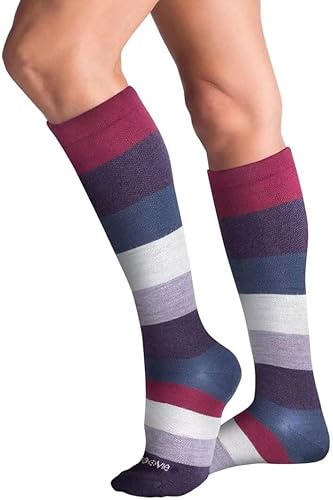 Miniatura 3 de ja vie JAVIE - Calcetines de compresión cómodos de 75% lana merina, para mujeres y hombres, 15-20 mmHg, extra suaves