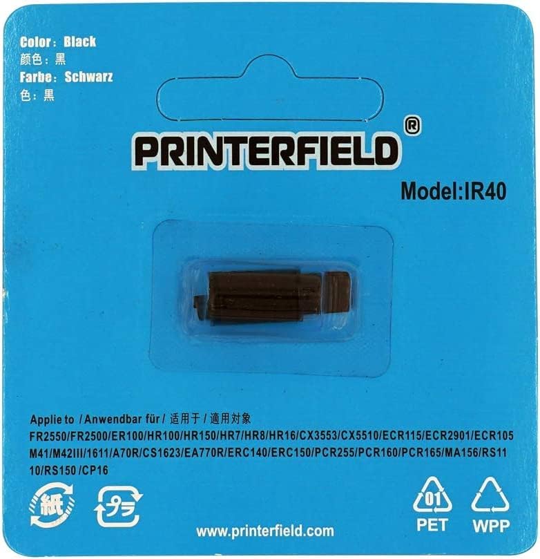 6 PK Royal 435DX Cash Register Ink Rollers Black Adler Royal