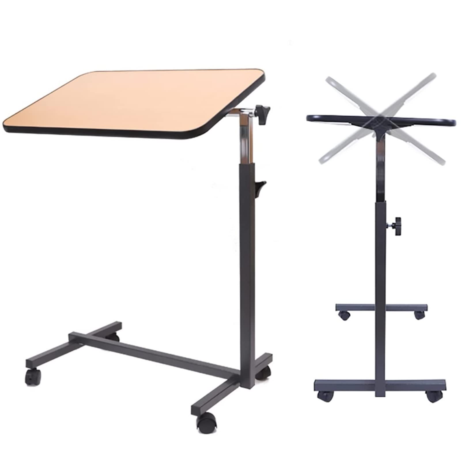 Bandeja para Silla de Ruedas, Cama de enfermería de Acero Engrosado, Mesa de Comedor, Bandeja extraíble, Accesorios para sillas de Ruedas, Mesa de Comedor Familiar de elevación portátil