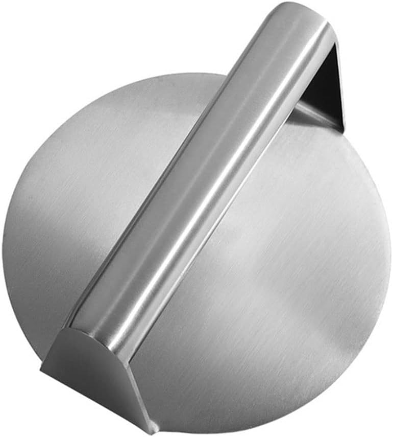 JSEIAJB Stainless Steel Burger Meat Press Non-Stick Square Round Manual Meat Press Plate Steak Barbecue Burger Press