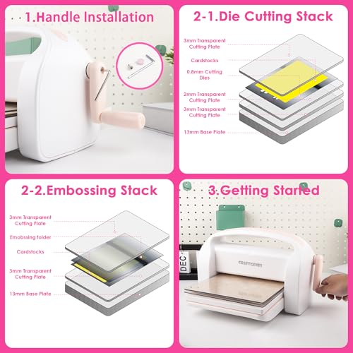 Craftgenes 26041P Manual Die Cutting Machine And Embossing Machine thumb #7