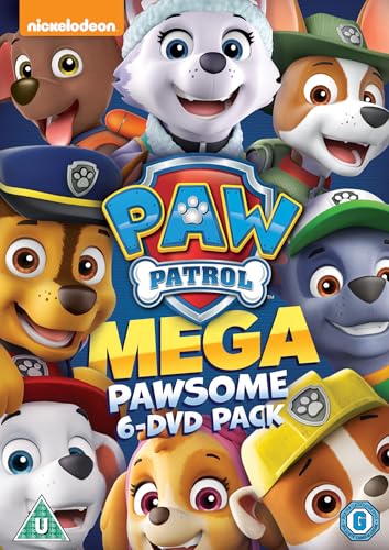 Paw Patrol- Megapawesome Pack (6-Title Boxset includes Colouring Book) [DVD] [2018]