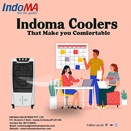 Indoma |180W Air Cooler AC-20 For Room | High Density Honeycomb