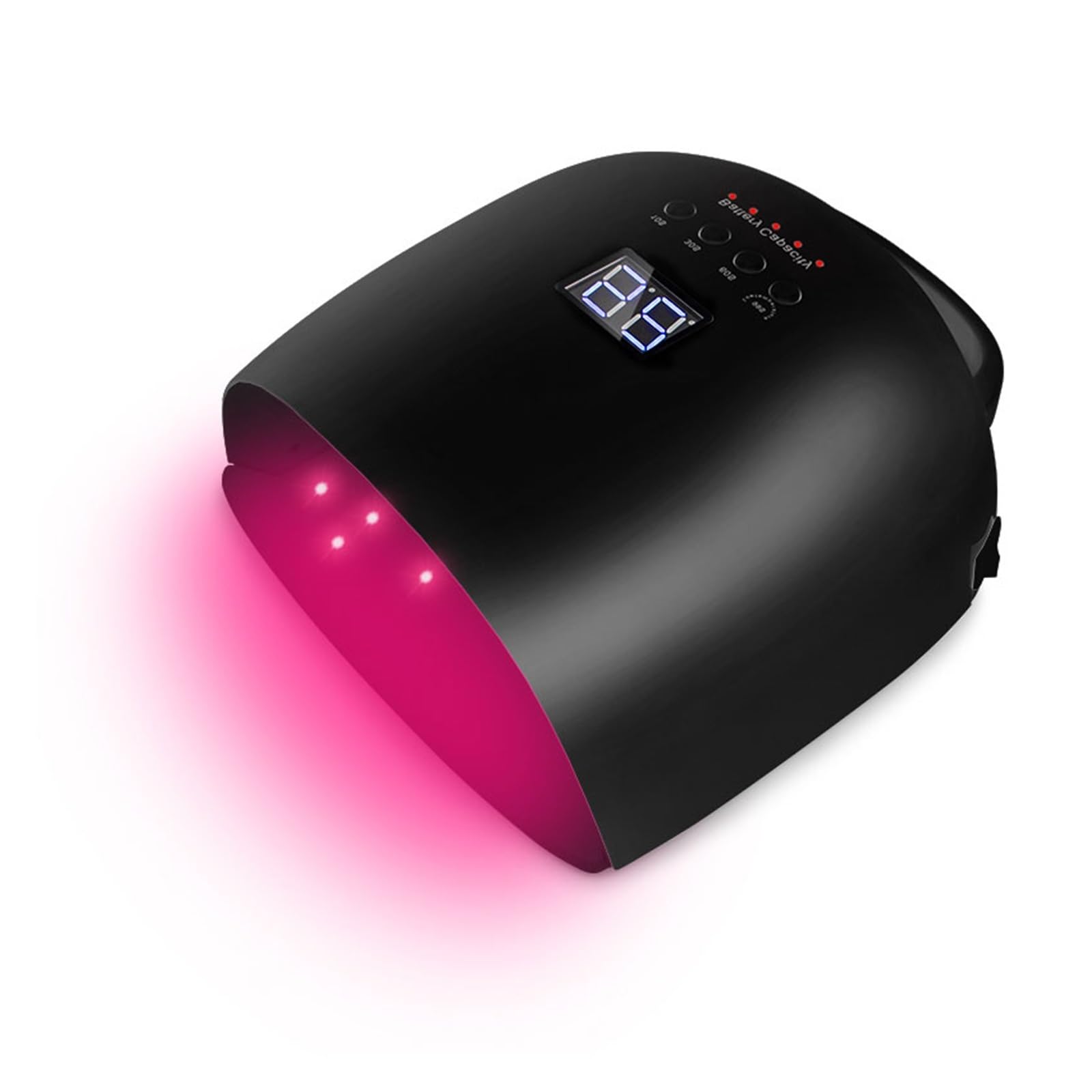 UV Nail Lamp, Wireless 86w LED UV Nail Lamp 86W for Curing All Gel Polish Nail Dryer Sun Light Lamp Manicure Smart LCD Display Rechargeable,for Gel Nails(Grijs)