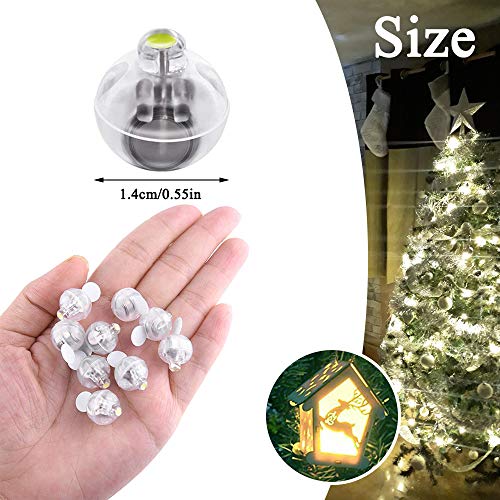 100 STKS Little Lamp LED Flash Ballon Lights, Lantaarns Licht Flash Ball Lamp, Lange Standby Tijd voor Lantaarn Licht… - Afbeelding 3