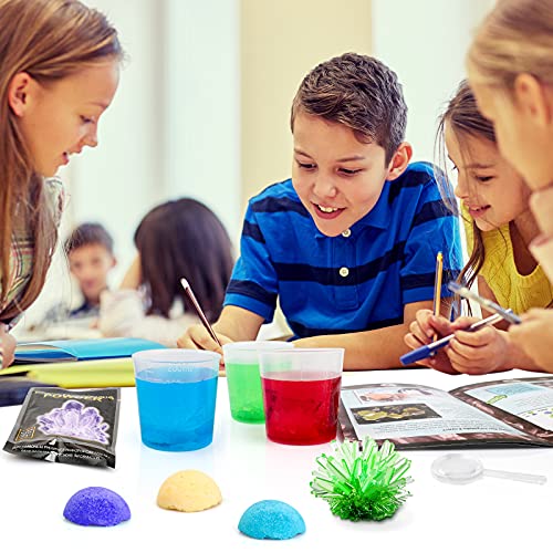Sillbird Kristalle Züchten Experimentierset, 6 Farben Kristalle Experimentierkasten Wissenschaftler Spielzeug für Kinder… – Bild 6