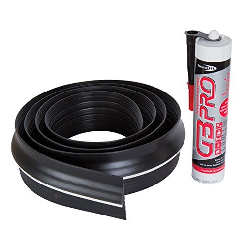 Stormguard 04SR5072515BL - 2515Mm Garaje Piso Umbral Seal - Negro
