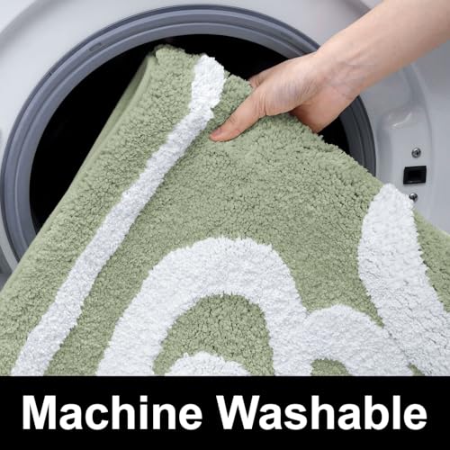 Image of Luxe Home Super Soft Canada Bath Bath Mat Non-Slip Machine Washable Bathroom Mat for Home, Bedroom and Living Room (40x60 cm) - Pack of 1