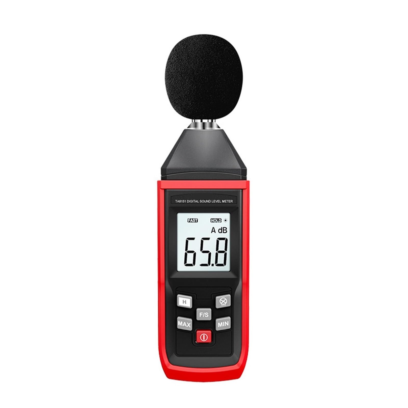 LCD Noise Tester Measuring Instrument 30-130dB DB Meter Digital Audio Sound Level Decibel Monitor with Backlight Accurate Measurement