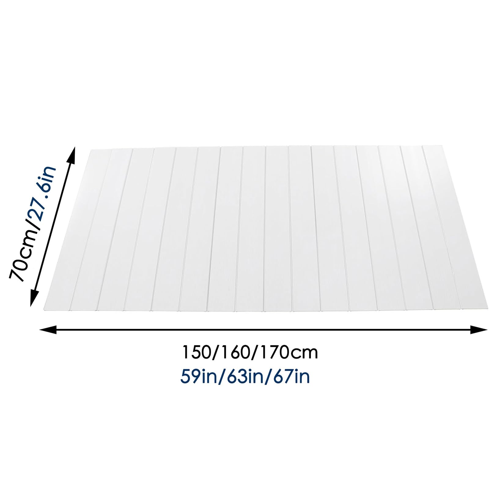 Bandeja de bañera de PVC de 150 x 70 x 0,6 cm, ajustable, impermeable, perfecta para relajarse con libros, bebidas, aperitivos, se adapta a la mayoría de bañeras para amantes del spa.