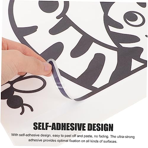 Autocollants muraux chats adorables pour décorer la porte du salon
