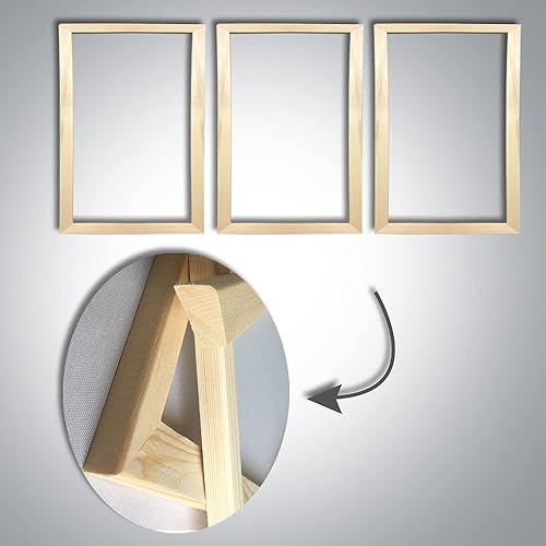 Miniatura 5 de Cuadros de pared para sala de estar, pinturas indias tribales mexicanas aztecas, 3 paneles, lienzo de madera, arte de pared retro de cultura