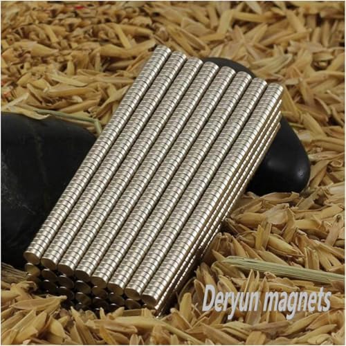 Image of Mini Magnets - 100pcs Tiny Round Magnets for Crafts 4X1.5 MM SIZE